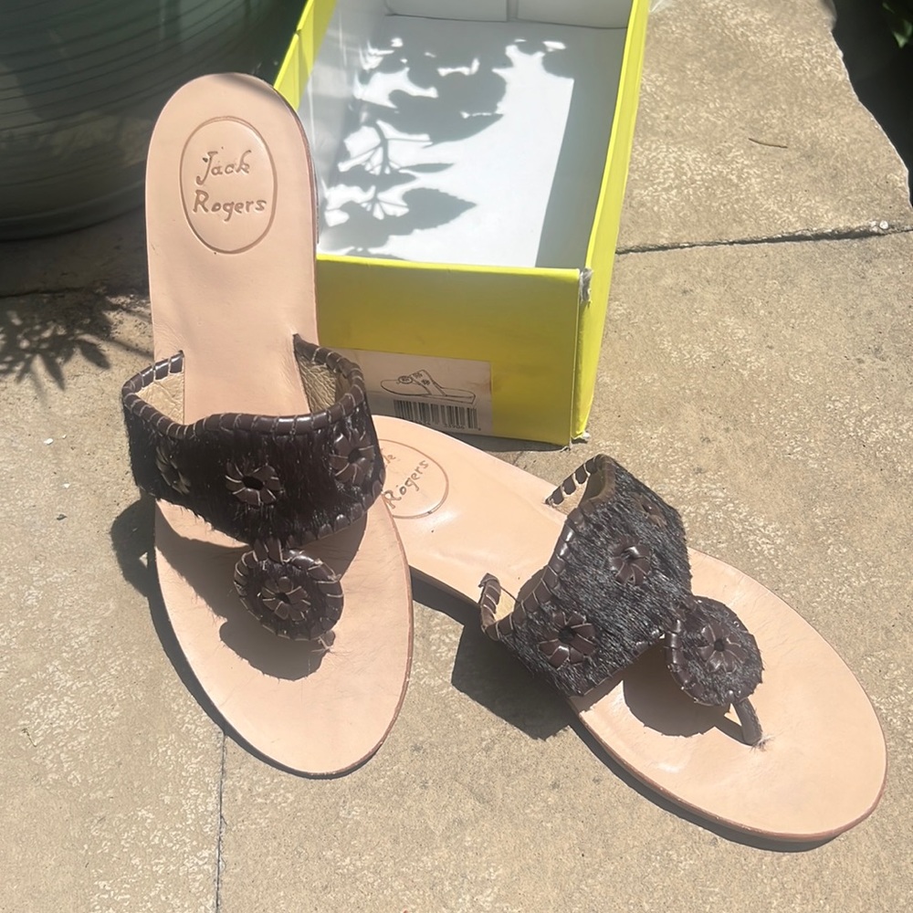 Jack rogers safari capri espresso size 8